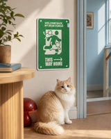 Cat Sign — Sisal Cat Scratching Pad
